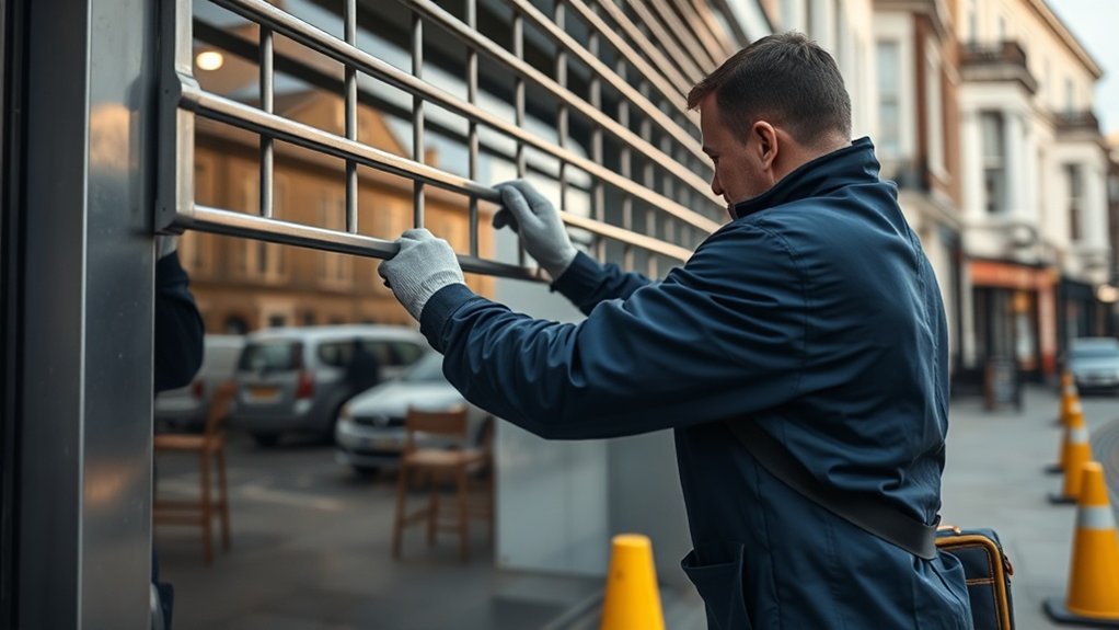 Security Grille Installation Kensington